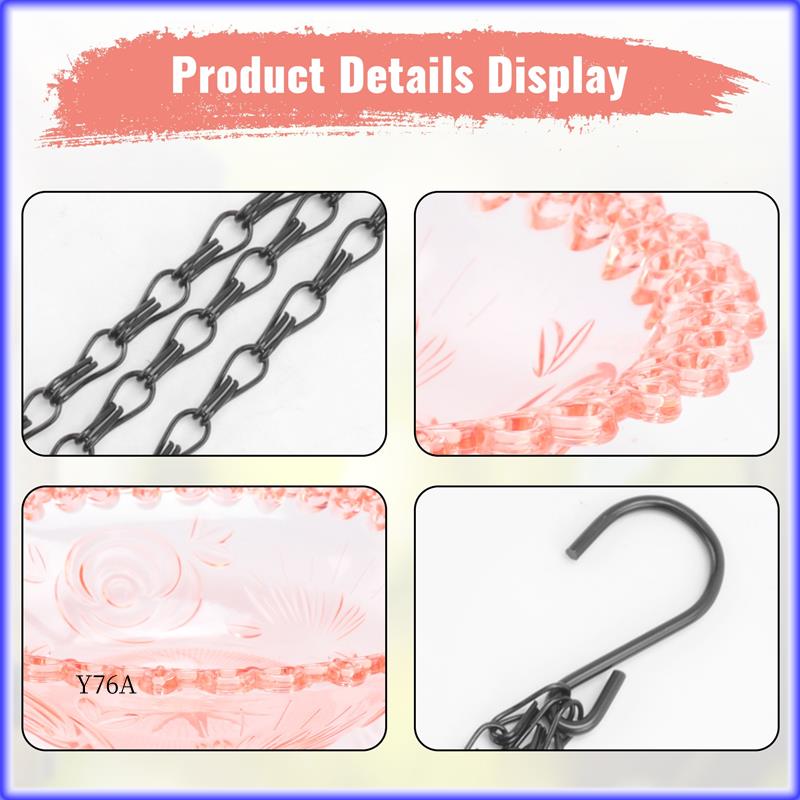 

Good-New Bird Feeder Birdbath Suitable For Garden Outdoor Decoration, Yard Farm Supplies, Bird Feeder Supplies