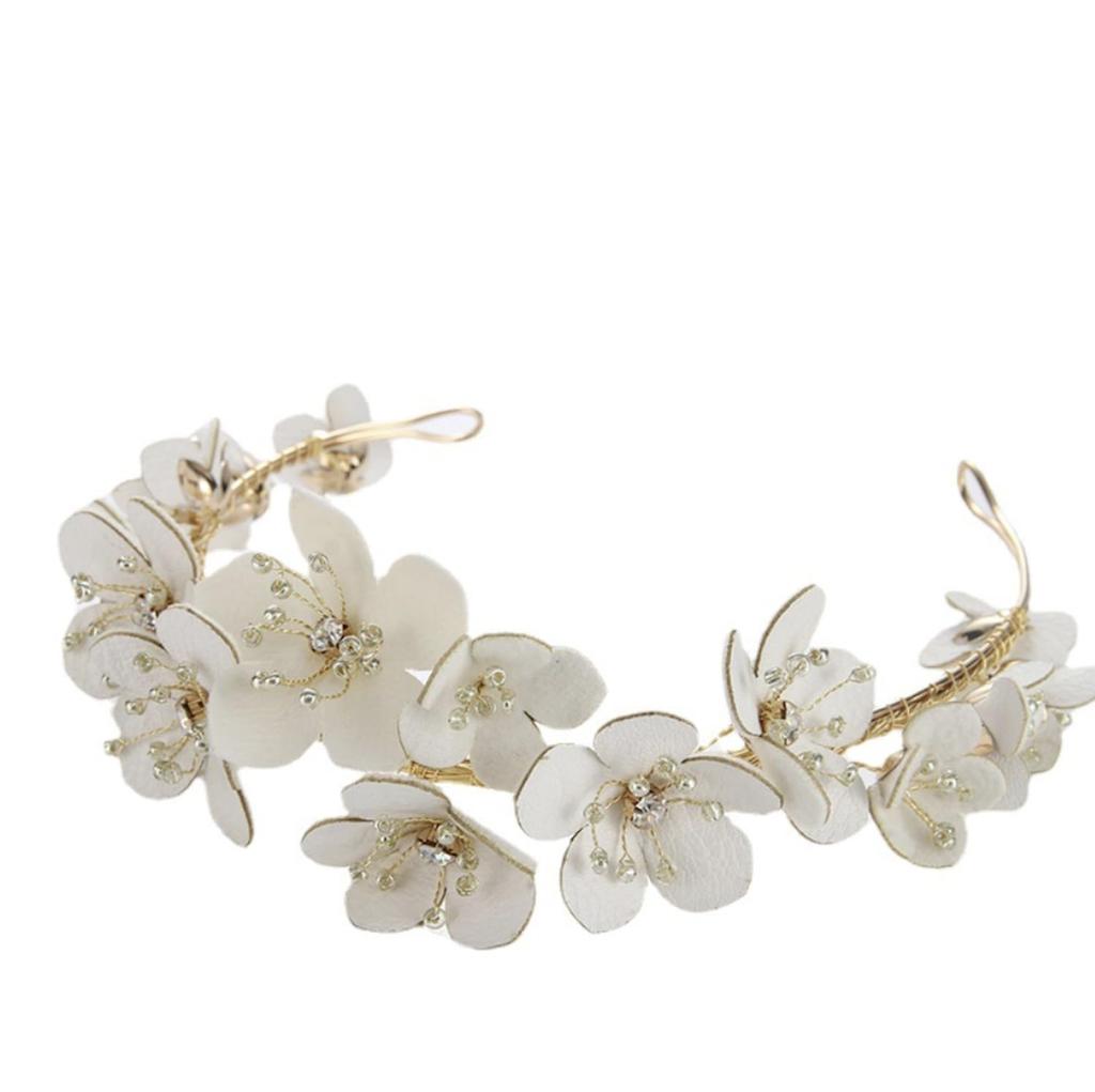 Flower Hair Hair Ornament for and Weddings Accessory, Headpiece, Headband, Parties, Bridal, [J's Select]