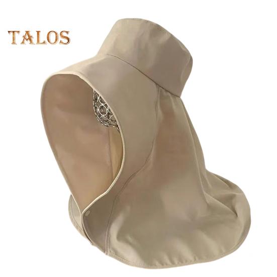 

Летняя шляпа от солнца с шалью, большими полями, полной защитой от ультрафиолета, быстросохнущая, регулируемая посадка, шляпа для приключений на свежем воздухе бежевый