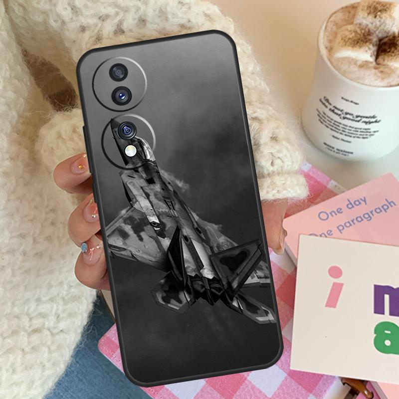 Fighter Planes Case For Honor 90 Lite 70 50 Magic 5 Pro 9X 8X Cover For Honor X8a X9a X7a X6a X7 X8 X9 X9b