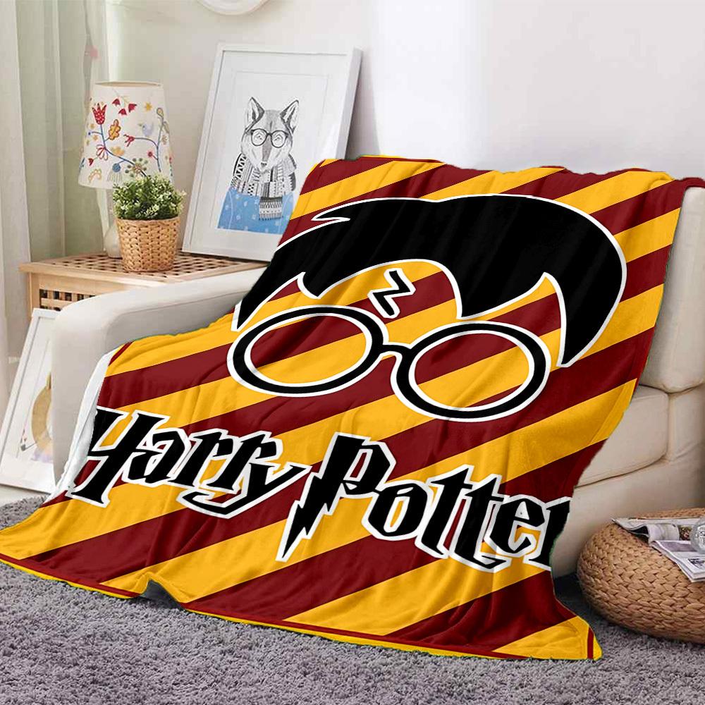 1 Stück Harry Potter Decke Leichte Flanell-Kuscheldecke für Sofa, Bett, Reisen, Camping, Wohnzimmer, Büro, Couch, Stuhl und Bett