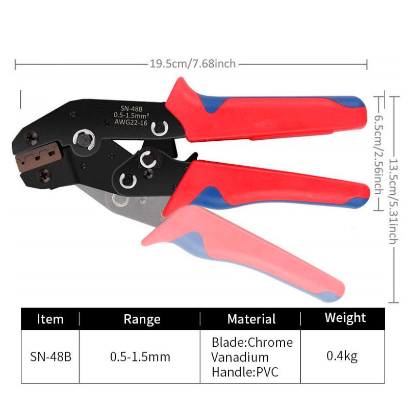 SN-28B SN-48B SN-58B Crimping Pliers set for JST ZH1.5 2.0PH 2.5XH EH SM Servo Connectors crimper tool kit