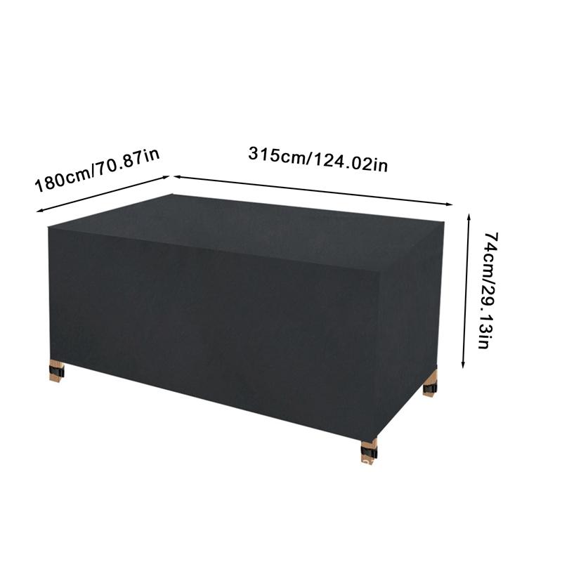 Outdoor Patio Garden Furniture Waterproof Covers Rain Snow Chair Covers For Sofa Table Chair Dust Proof Cover