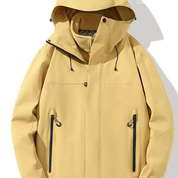 Autumn and Winter New Outdoor Jacket Two-piece Men's and Women's Climbing Clothes