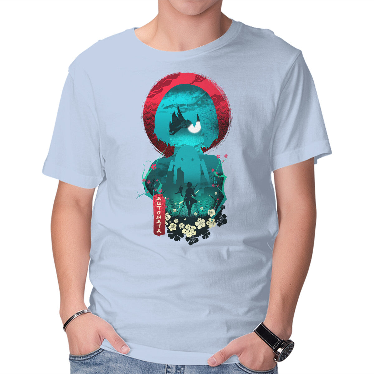 Unisex Crew Neck T-Shirt Become As God Graphic Short Sleeve Casual Tee L