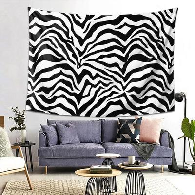 Zebra Print Tapestry Decoration Art Aesthetic Tapestries for Living Room Bedroom Home Wall Cloth Wall Hanging