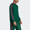Adidas Originals Sweatshirts Men's Green Crew Neck Moderate Regular (Unisex) Sweatshirts GF0224
