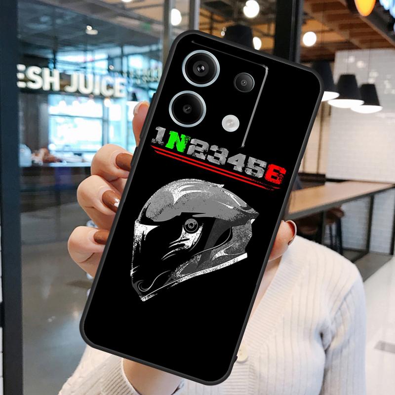 1N23456 Motorcycle Case For Xiaomi Redmi Note 14 Pro 10 11 12 13 15 Pro Plus Redmi 15 10C 12C 13C 14C 15C Cover