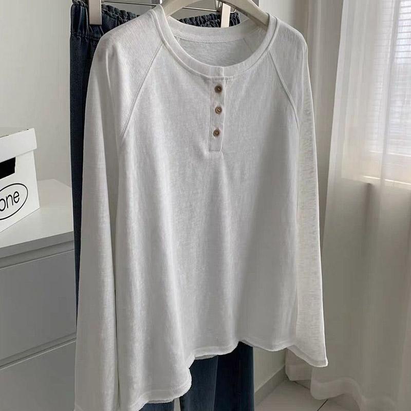 Sweatshirt for Women Cotton Oversize Thickened Loose Fit Slimming Casual Pullover Long Sleeve Top Sweatshirt