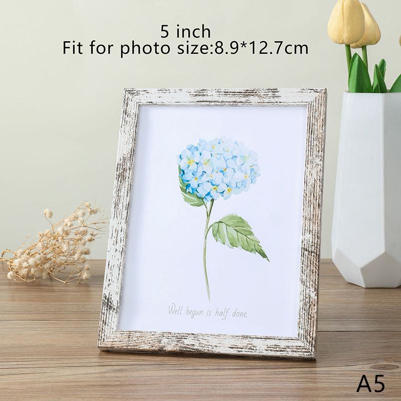 Holz Kleiner Fotorahmen zum Aufhängen 9X13 10X15Cm Holz Bilderrahmen Ständer für Bilder Fotodeko Erinnerungsgeschenk