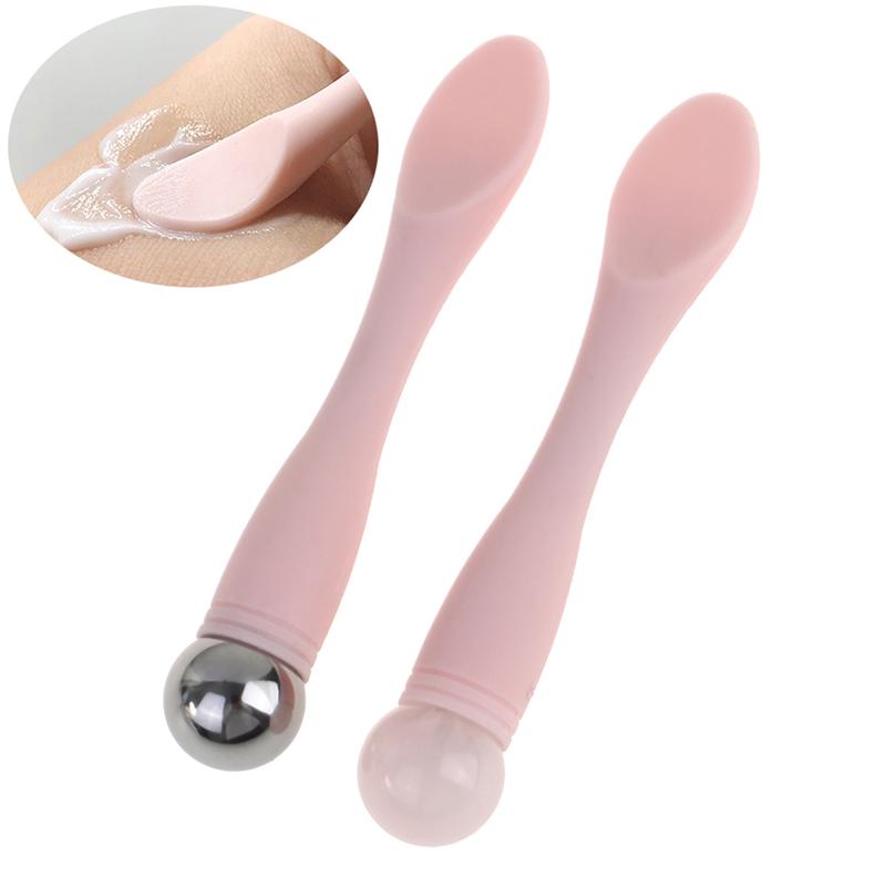Silicone Handle Eye Cream Stick Skin Care Face Cream Spoon Massage Stick