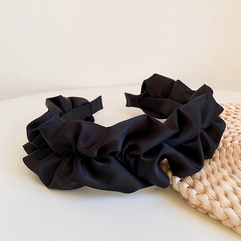 CHIMERA French Retro Pleated Satin Hairband