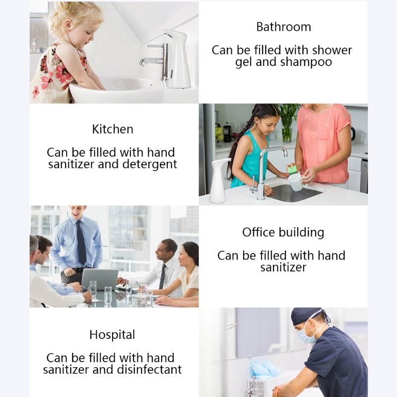 USB Touchless Soap Dispenser Automatic Hand Washing Device for Bathroom Office