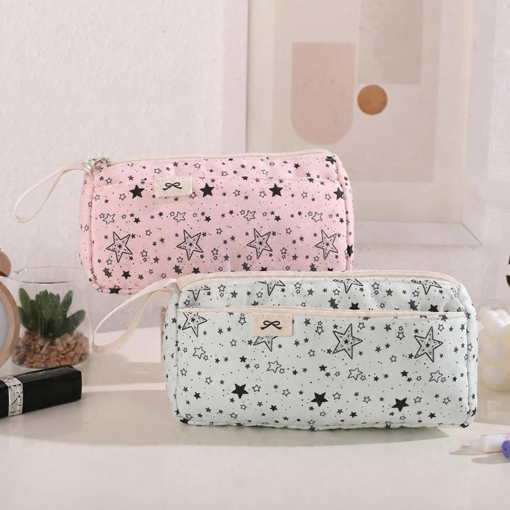 Large Capacity Pencil Case Double-Layer Stationery Bag Durable Pencil Pouch  Students