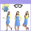 Rozkošný žlutý Minion Cosplay Kostým Pro Ženy Perfektní Pro Halloweenské Párty A Akce