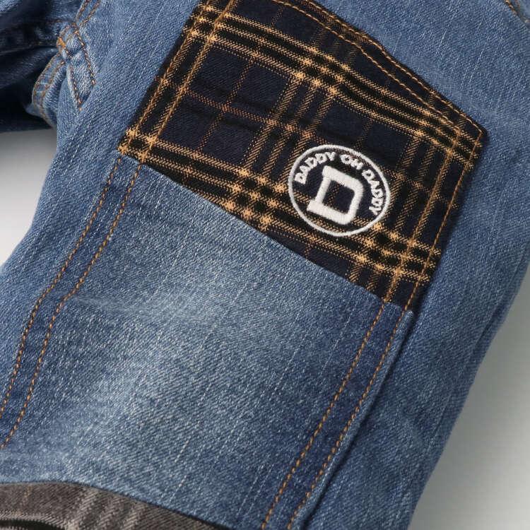 【Kinderkleidung】 Daddy Oh Daddy (Daddy Oh Daddy) Denim-Straight-Hose im Used-Look 90cm-140cm V51018