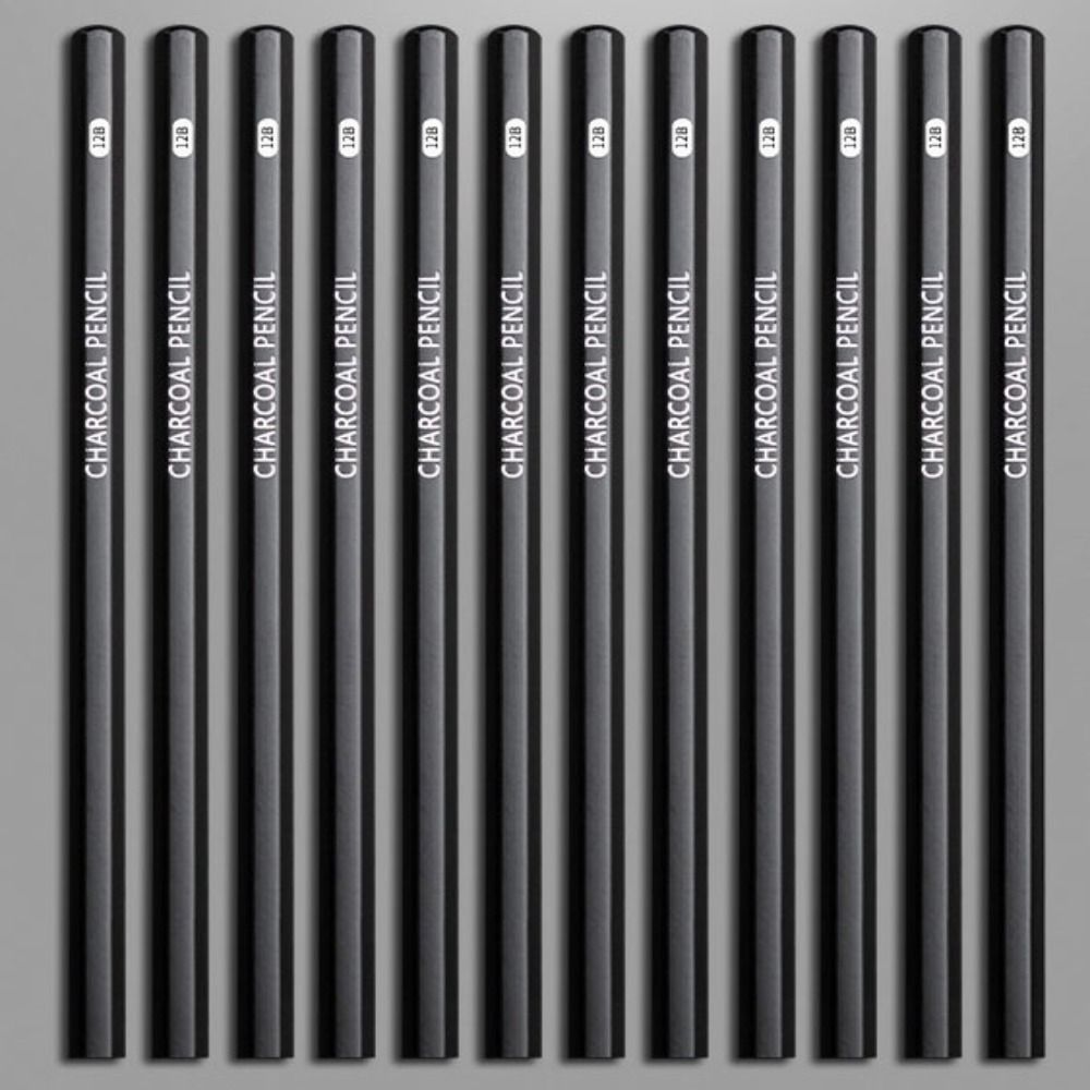 Art Supplies Charcoal Pencils Graphite Mixed Drawing Pencil Set Details Processing