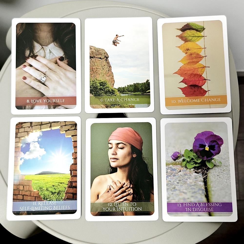 Spør Din Sjel Meldingskort Orakelkortstokk 10,4*7,3cm Meldinger Fra Universet | 48 stk Høyere Selv Meldingskort
