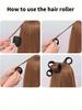 16pcs Self-Adhesive Hair Rollers Set For Different Hair Lengths Heatless Curlers With Clips As Diy Hair Styling Tool