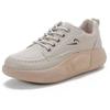 Platform dad shoes autumn and winter new leather waterproof lightweight soft sole non-slip casual sports shoes