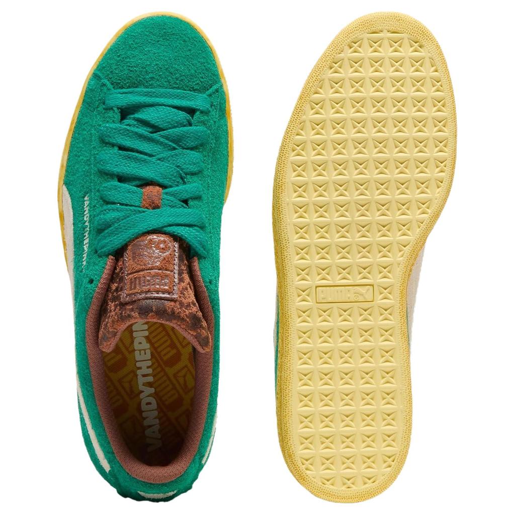 VANDYTHEPINK X Puma Suede Grassy Green Unisex Sneakers Chocotart Pristine 406179-01
