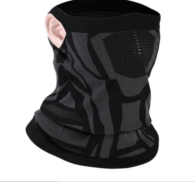 Breathable Cycling Balaclava Nylon Stretch Face Cover, Motorcycle Windproof Neck Gaiter, 4-Season Ski Mask, Sun Protection