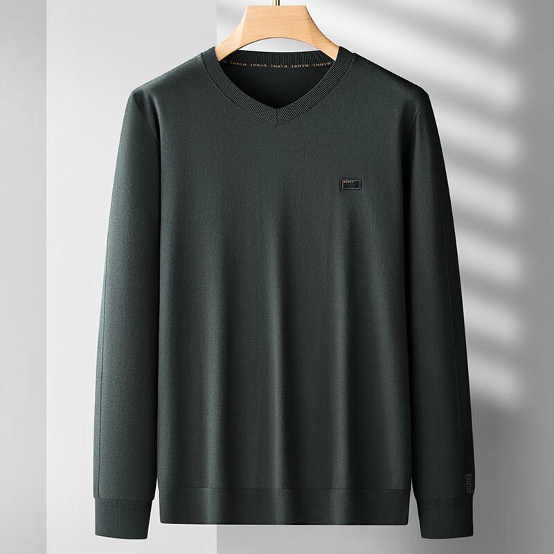 

Мужской трикотажный свитер с V-образным вырезом большого размера 7XL