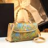 Vintage style Chinese bag with painting  elegant bag