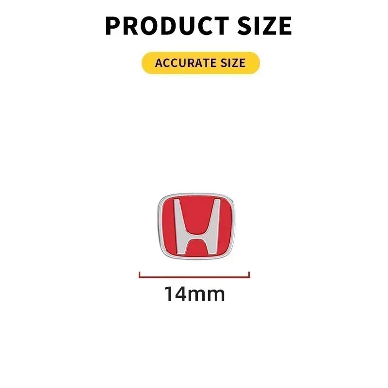 5pcs/10Pcs Car Emblem Remote Key Stickers Badge For Honda Civic Fit Jazz Accord CRV HRV City Odyssey Passport Pilot Vezel