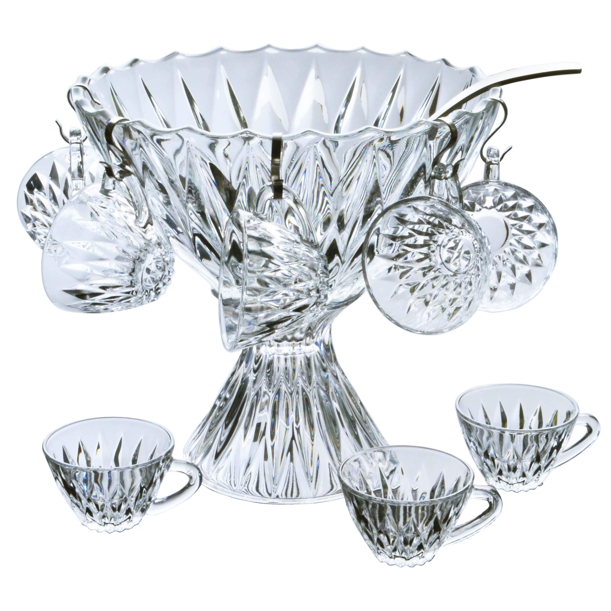 

Toyo Sasaki Glass Punch Bowl Clear 3550ml Bowl Part Made in Japan 46090-A