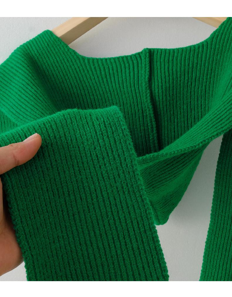 Women's Knit Wool Hooded Shawl: Solid Color, Windproof, Sun Protection, Versatile Neck Warmer for Autumn/Winter.