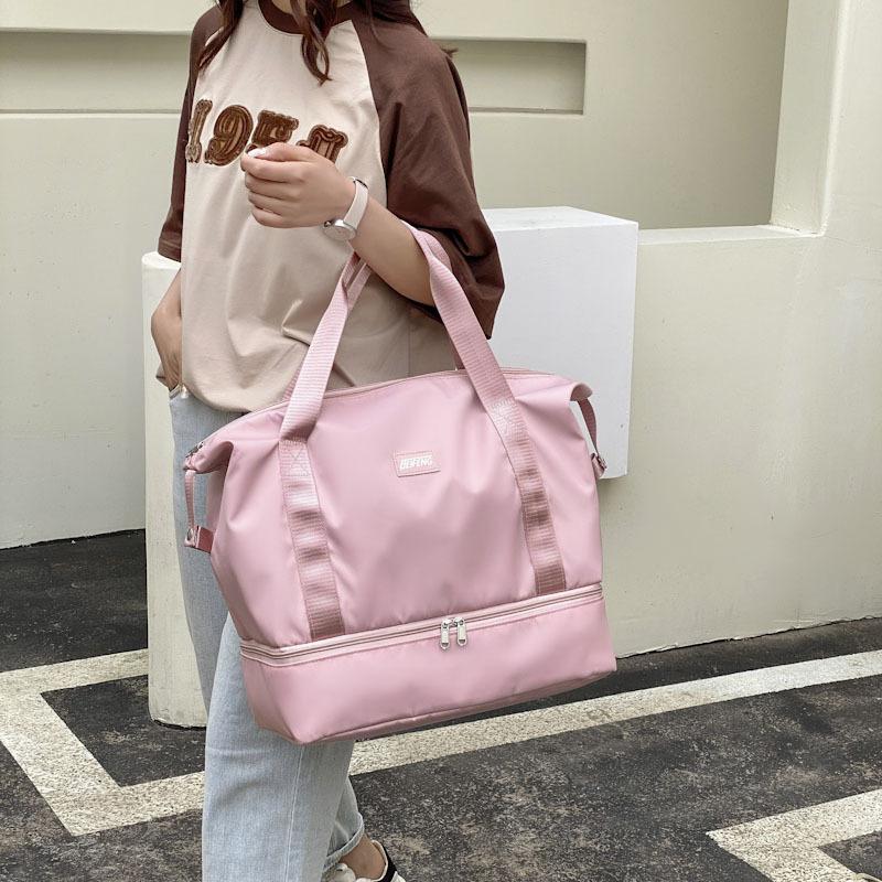 Dry and wet separation yoga fitness bag travel sports portable travel bag multi-functional travel bag