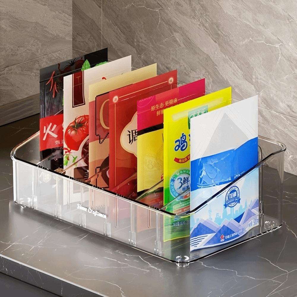 Plastic Compartment Holder Transparent Makeup Holder New Storage Rack Desk Organizer
