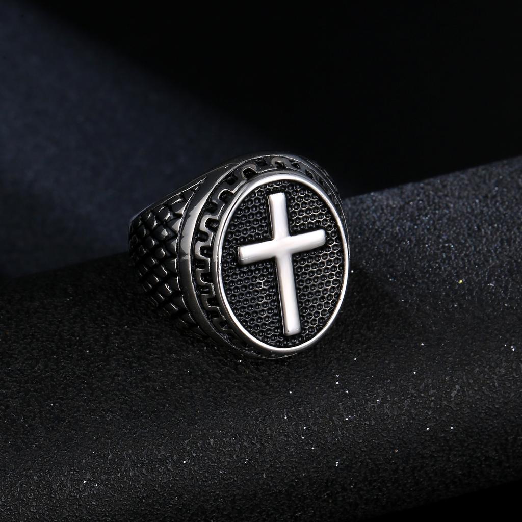 Ring retro punk ring gold-plated color-preserving ring ring