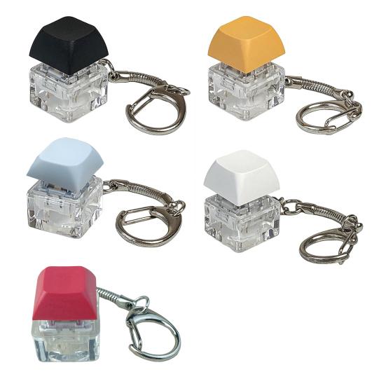 Fidget Toy Klávesnice Přívěšek na klíče Hračka pro úlevu od stresu Dospělí Děti Typ stisknutí prstu Klávesnice Výkonný stůl Hračka Cvičení Zápěstí Antistresová hračka