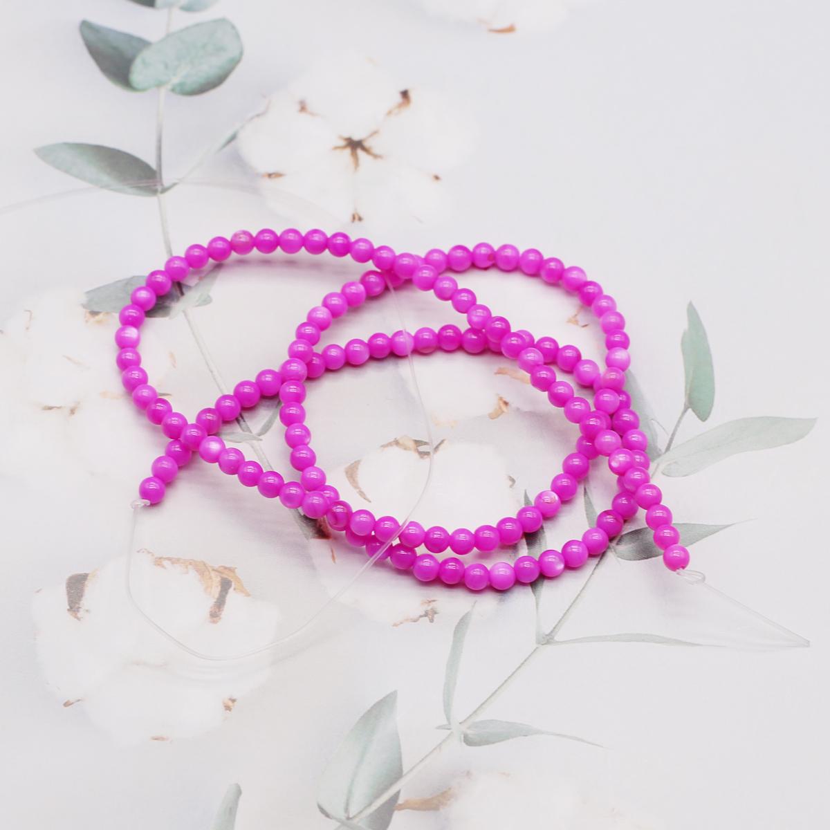 

Бусины из ракушек, круглые окрашенные бусины из натуральных ракушек для изготовления украшений своими руками, ожерелья, браслета, серег, аксессуаров 3-3.5mm