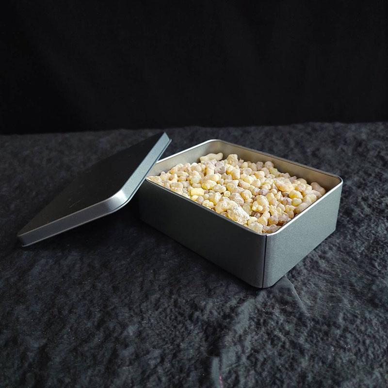 200g Natural Frankincense Incense Cones In Iron Box Resin Organic Somalia Incense Brock Oliban Medicine Hydrosol Frank Incense