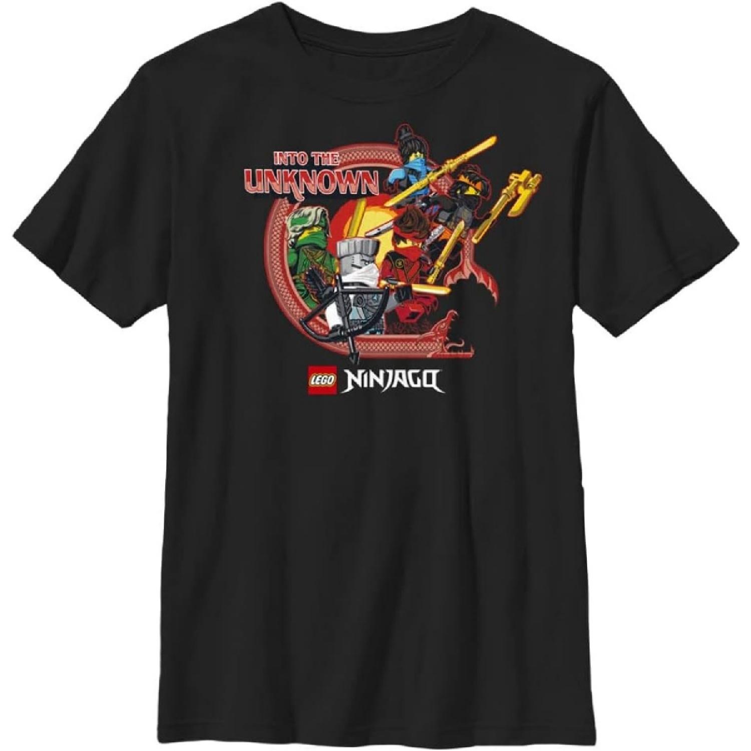 Детская футболка с коротким рукавом Fifth Sun Lego Ninjago В Неизвестность для мальчиков XXXXXL разноцветный