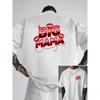 T-shirt Homme Dernier Modèle Élément Imprimé Lettres, Coupe Ample et Polyvalent/Respirant et Amincissant/Tendance et Décontracté/Beau et Accrocheur/Confortable
