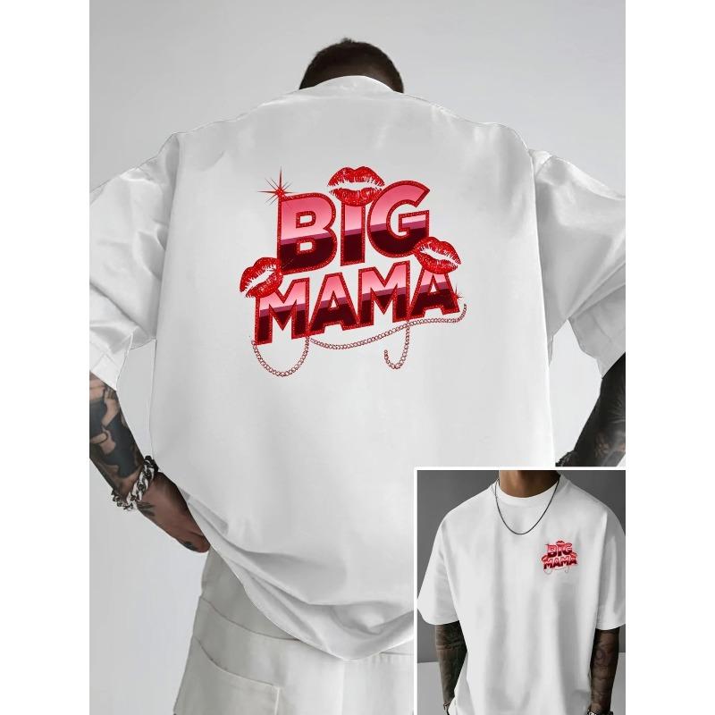 T-shirt Homme Dernier Modèle Élément Imprimé Lettres, Coupe Ample et Polyvalent/Respirant et Amincissant/Tendance et Décontracté/Beau et Accrocheur/Confortable