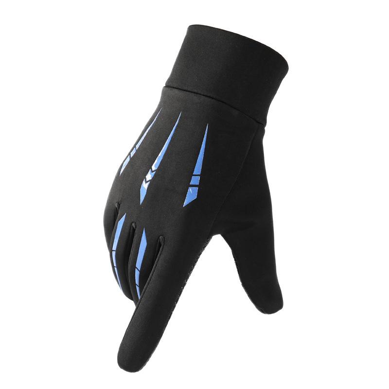 Winter Touchscreen Gloves: Full-Finger, Plus Velvet, Warm, Windproof, Non-Slip Cycling Protection for Men & Women.