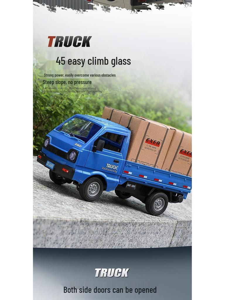 Cross1: 1:16 Remote Control Liuzhou Truck Model with Spray Feature - Children's Toy