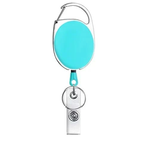 Transparent Cards Slots ID Tag Badge Holder with Badge Reel Cards Storage Organizer Employee Pass Work Card Case Sleeve