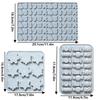 1pcs Christmas Silicone Chocolate Molds Candy Baking Moulds Handmade Sock Snowman Xmas Tree Gingerbread Man Santa Claus Mold