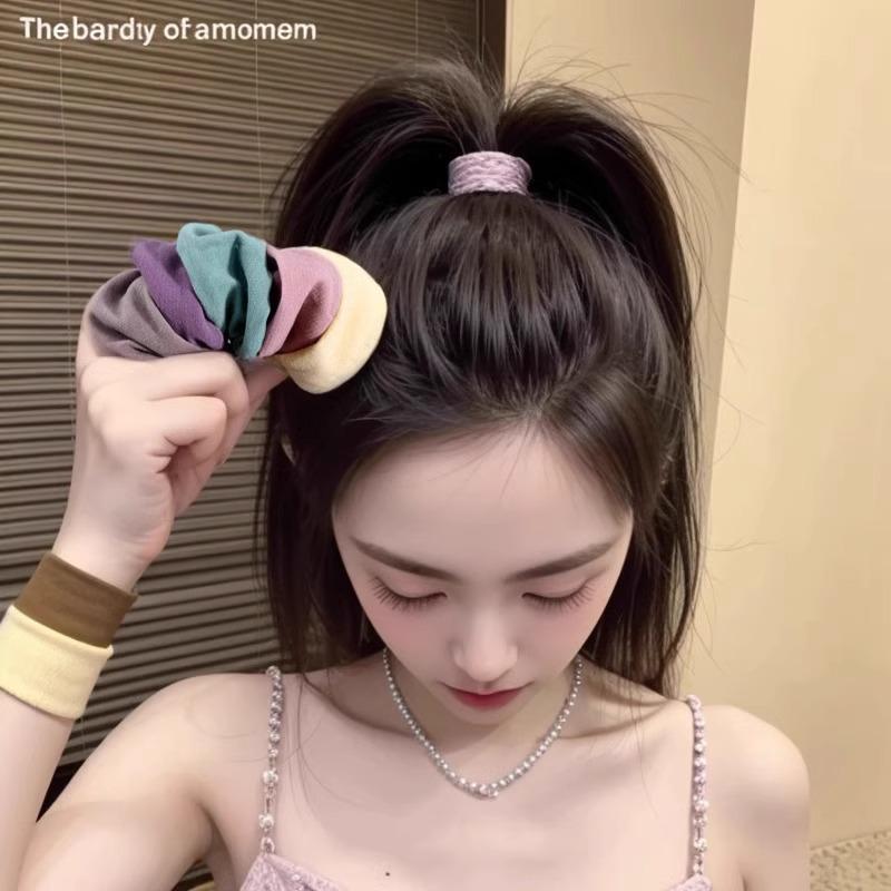 2024 High-End Elastic Face Mask & Ponytail Hair Tie for Women