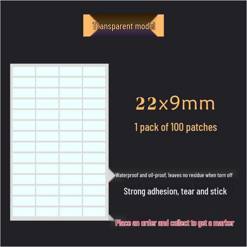 Waterproof Silver Label Stickers for Kitchen Storage and Seasoning Marking