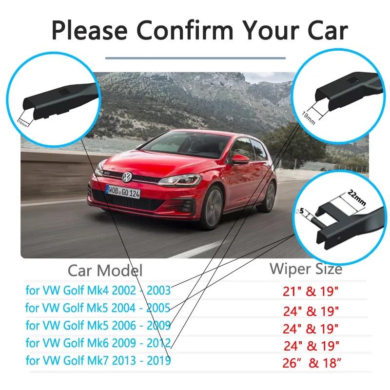For Volkswagen VW Golf 4 5 6 7 Sportsvan MK4 MK5 MK6 MK7 1J 1K 5K 5G 1997 1999 2000 ~ Wiper Blade Car Accessories Windshield