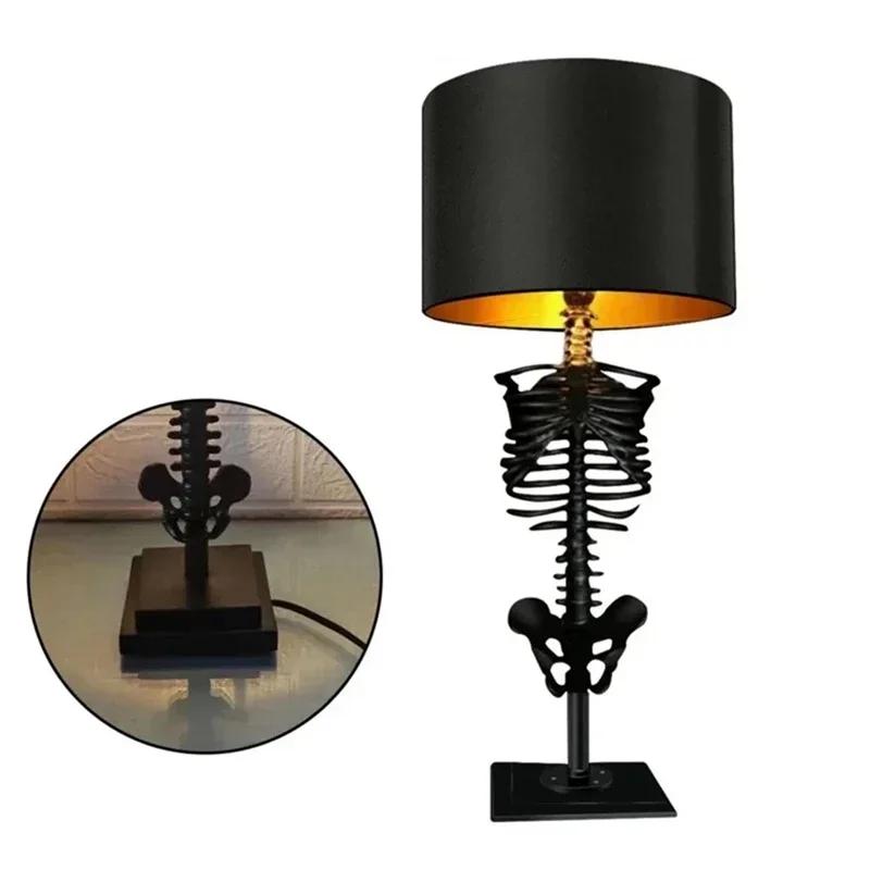 Halloween Lights, Party Atmosphere Gothic Classic Decorative Lamp Skull Night Lights Room Decorations Skull Desktop Supplies