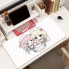 Cute Jirai Kei Mouse Pad Square Office Gaming Desk Mat Waterproof Nonslip Rubber Decorative