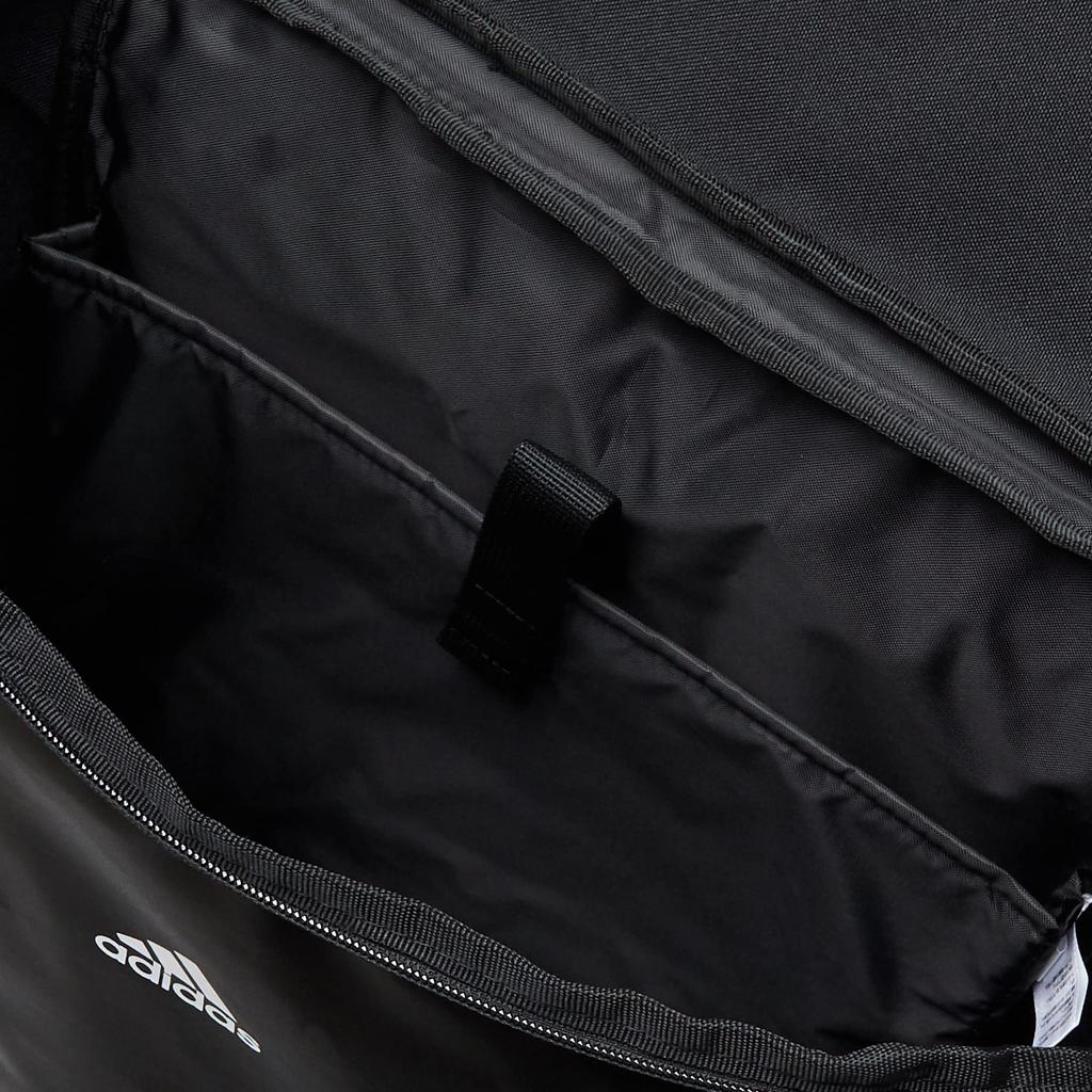 Adidas 31L Fits A3 Size and Black and White Men's Box-Style Backpack, No. 63342, Capacity, 15.6-inch Laptops,